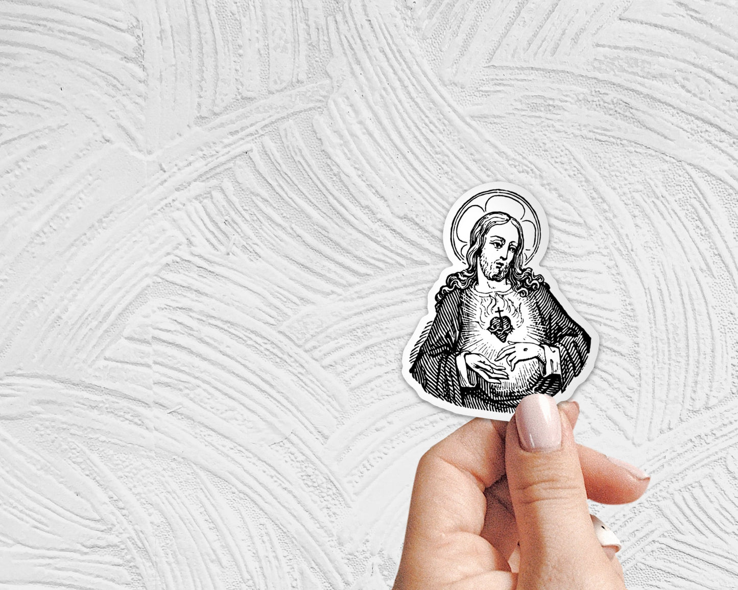 Sacred Heart of Jesus Catholic Sticker