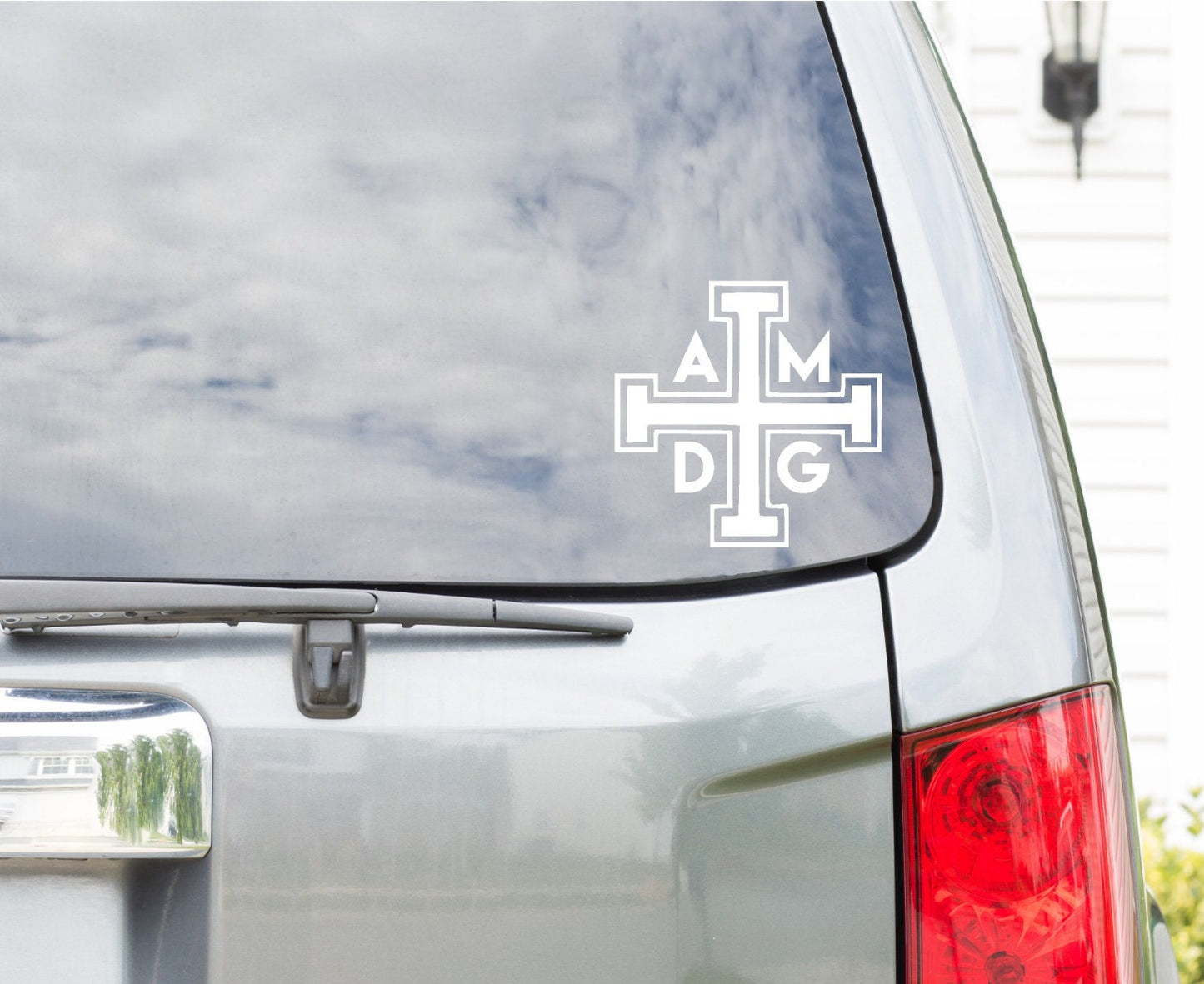 AMDG Car Decal