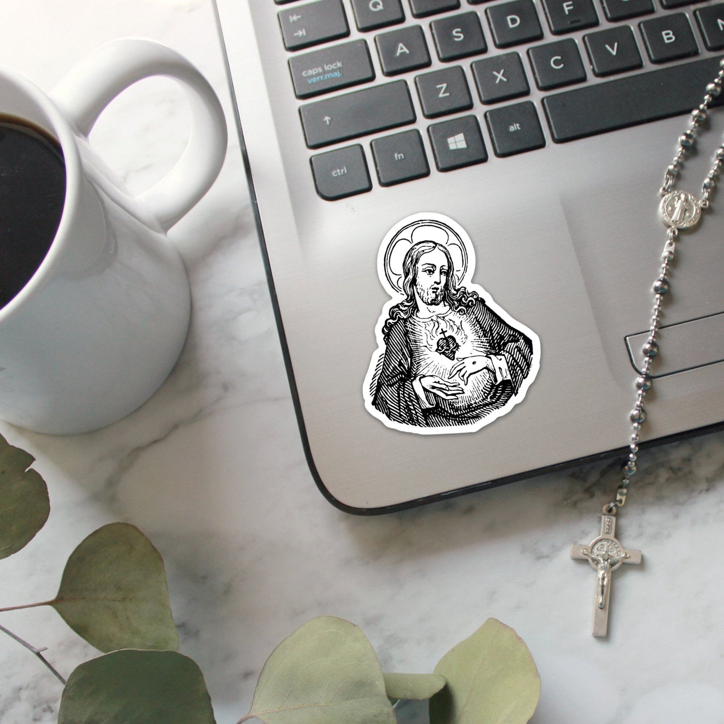 Sacred Heart of Jesus Catholic Sticker