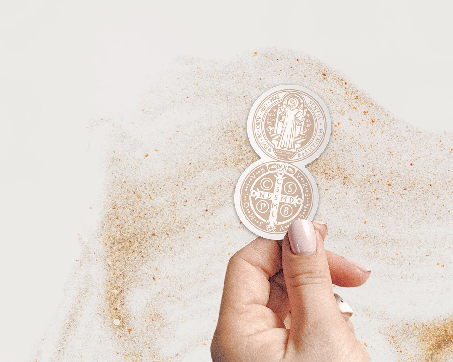 St. Benedict Medal Aesthetic Catholic Sticker